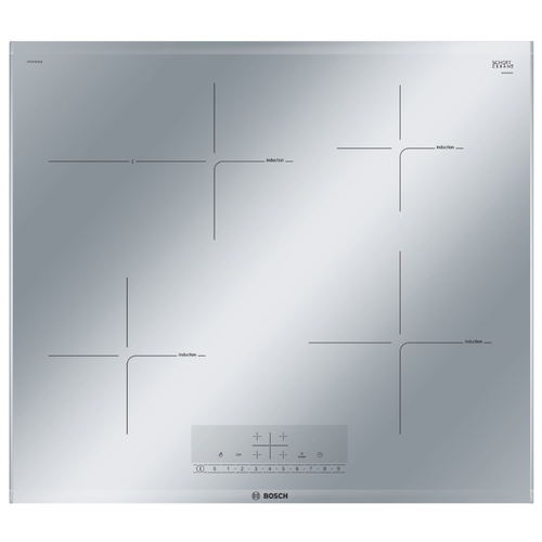 Варочная панель индукционная Bosch PIF679FB1E, серебристый