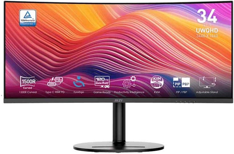 Монитор MSI MD342CQP, черный