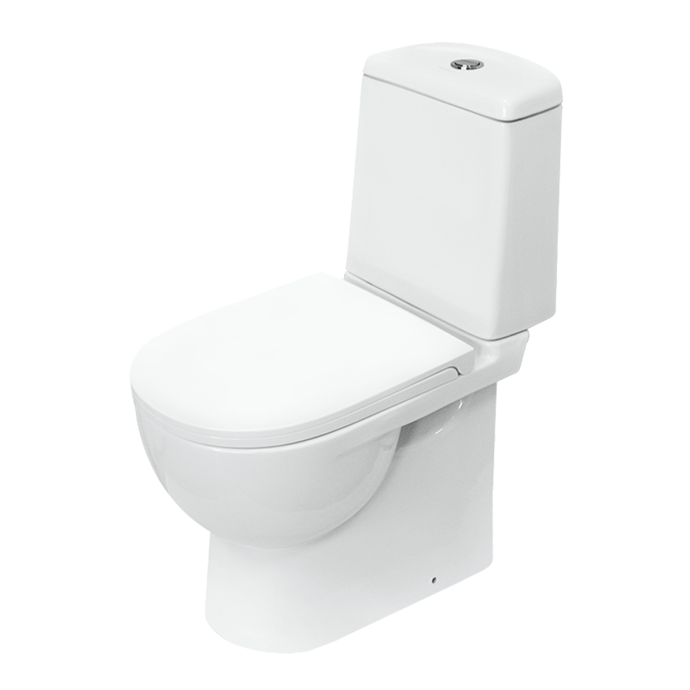 Унитаз-компакт Sanita Luxe Best Basic WC.CC/BEST/2-P/WHT.G/S1, белый