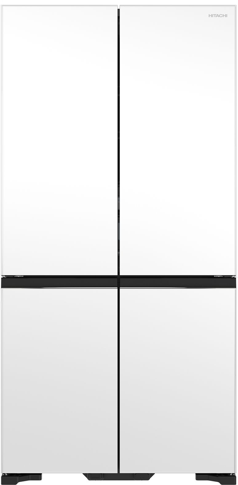 Холодильник Hitachi R-WB720PUC1 GPW, белый/черный