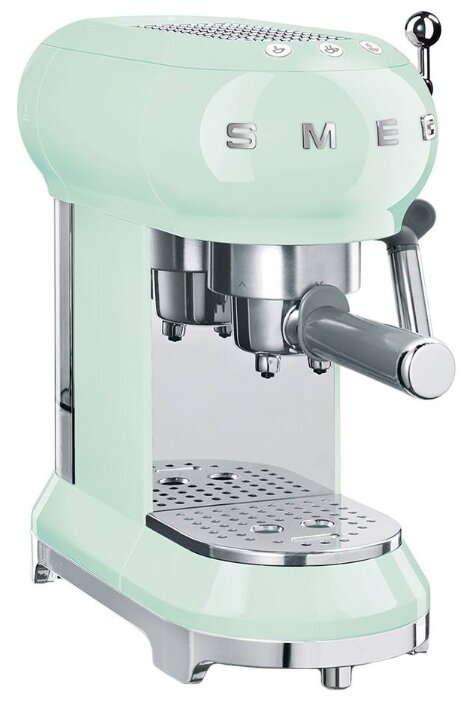 Кофеварка рожковая Smeg ECF01 зеленый