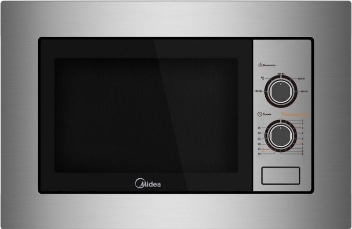 Микроволновая печь встраиваемая Midea MM820B2Q-SS, серебристый