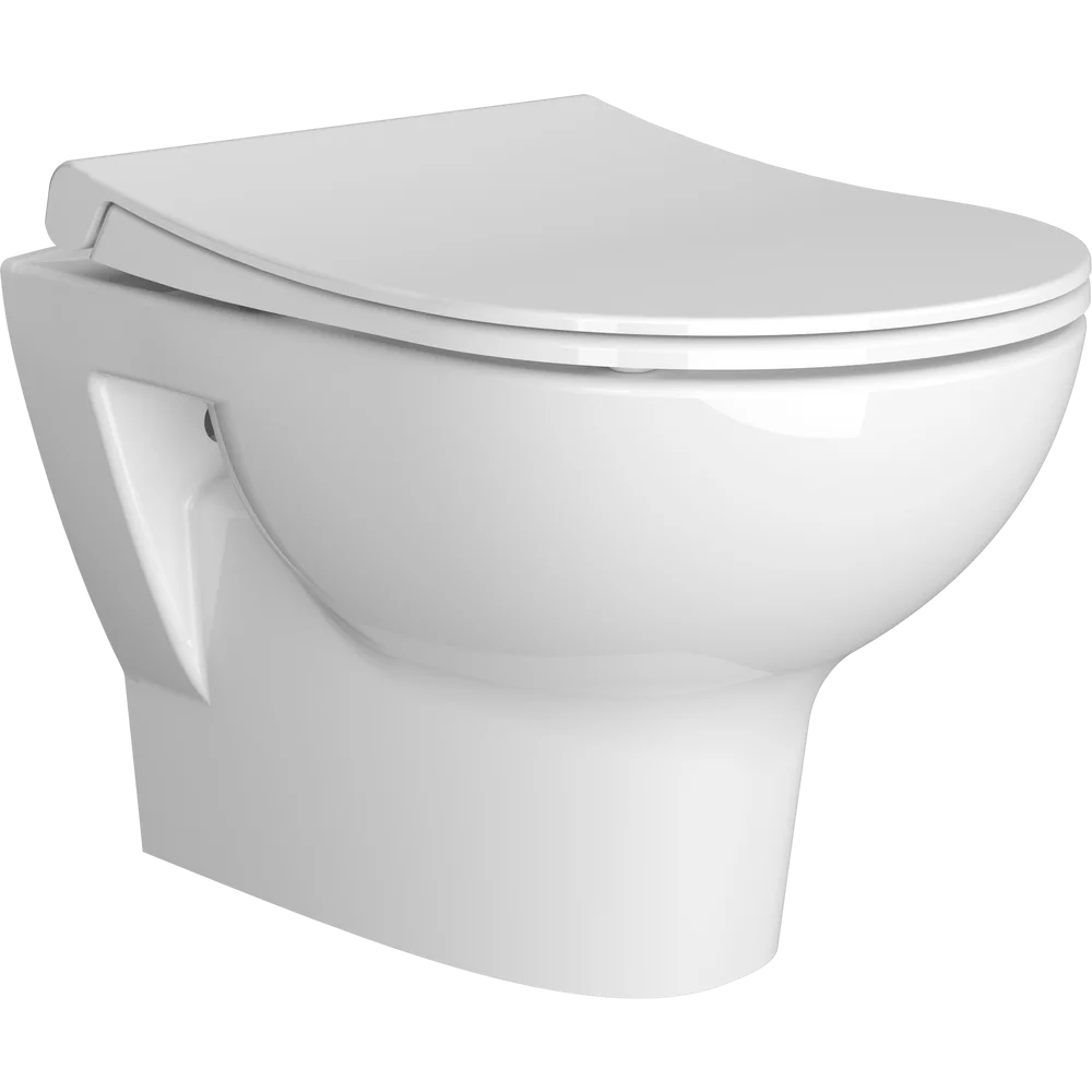 Унитаз подвесной VitrA Zentrum 5795B003-6077 (с сиденьем и микролифтом), белый