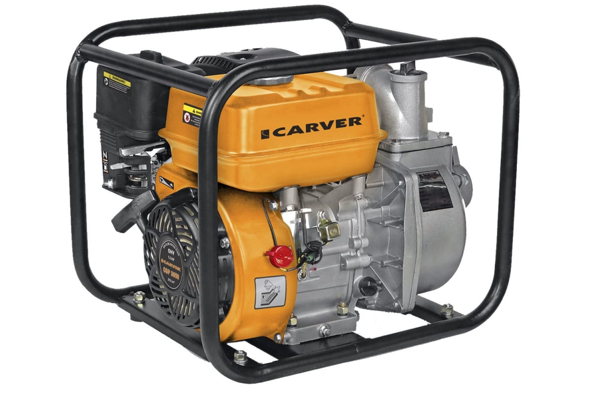 Мотопомпа Carver CGP 3050 7 л.с. 500 л/мин