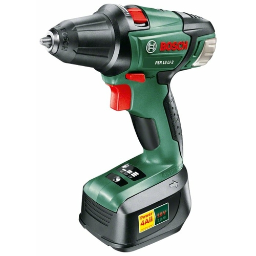 Дрель-шуруповерт BOSCH PSR 18 LI-2 2.5Ah x2 Case
