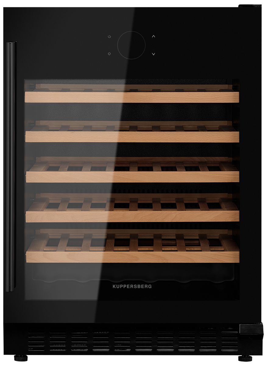 Винный шкаф встраиваемый Kuppersberg RBW 85, черный