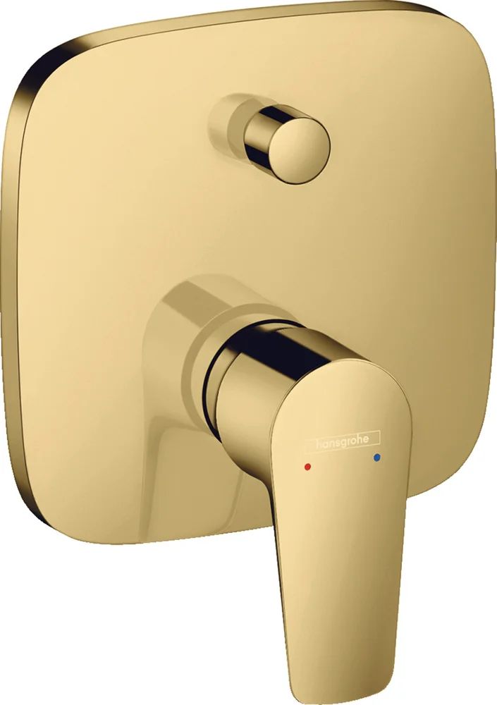 Смеситель для ванны Hansgrohe Talis E 71745990S (со скрытой частью 01800180), золото