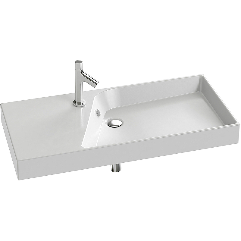 Раковина-столешница Jacob Delafon Rythmik EXN112-Z-00 100 см, белый