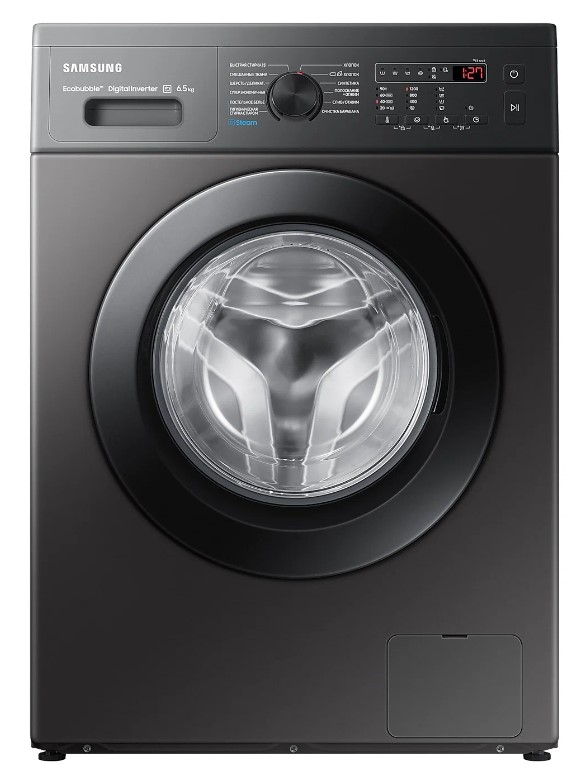 Стиральная машина  Samsung WW65A4S21/LP инокс/черный люк