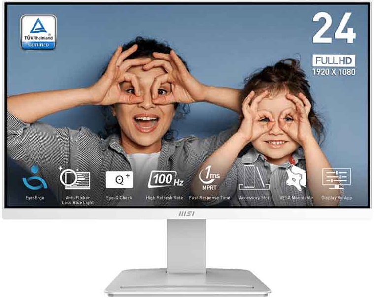 Монитор MSI Pro MP2412W, белый