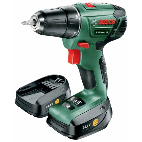 Дрель-шуруповерт BOSCH PSR 1440 LI-2 1.5Ah x2 Workbox