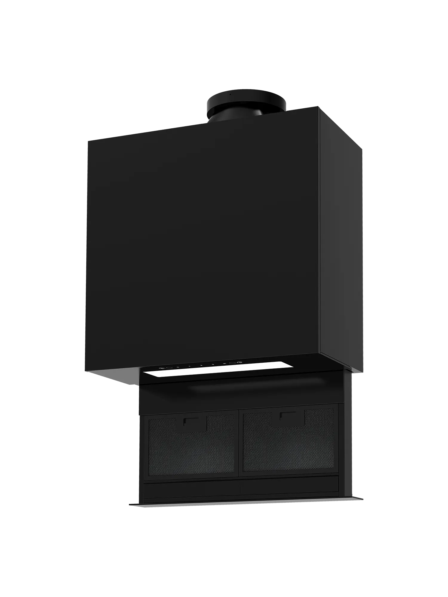 Вытяжка встраиваемая HIBERG i-VMF 60120 B, черный