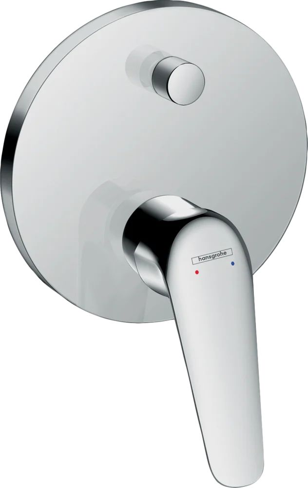 Смеситель для ванны Hansgrohe Novus 71045000S (со скрытой частью 01800180), хром