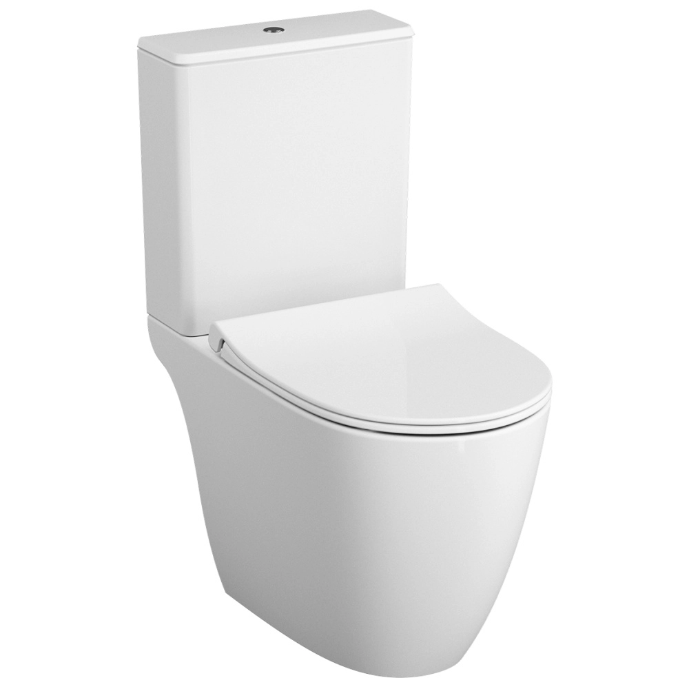 Унитаз-компакт VitrA Sento Open-Back 9830B003-7204 (с сиденьем), белый