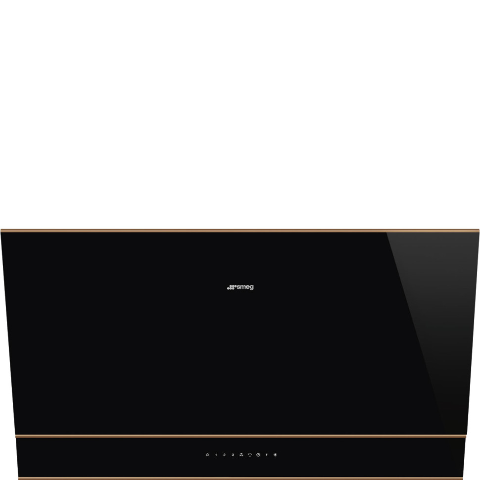 Вытяжка наклонная Smeg KV694R, черный