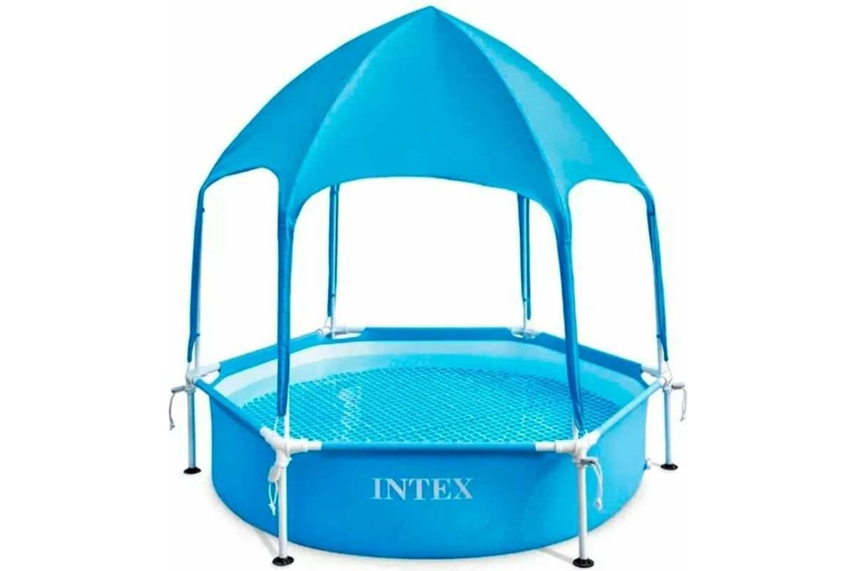 Бассейн каркасный Intex Canopy Metal Frame 28209 183х38 см