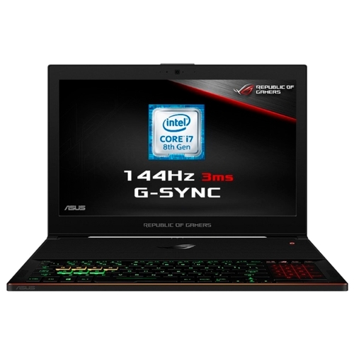 Ноутбук ASUS ROG Zephyrus GX501GI (Intel Core i7 8750H 2200 MHz/15.6 /1920x1080/16GB/1024GB SSD/DVD нет/NVIDIA GeForce GTX 1080/Wi-Fi/Bluetooth/Windows 10 Home)