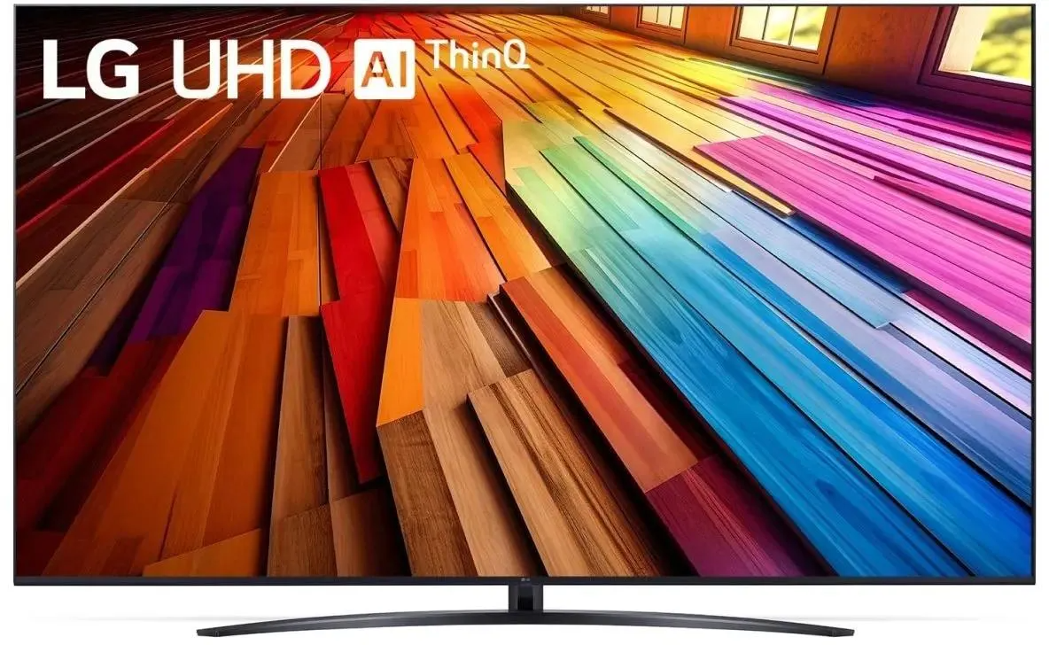 Телевизор LG 86UT81006LA.ARUB, черный