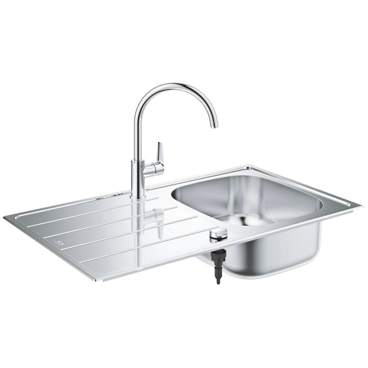 Мойка кухонная Grohe K200 31562SD1 (со смесителем), нержавеющая сталь