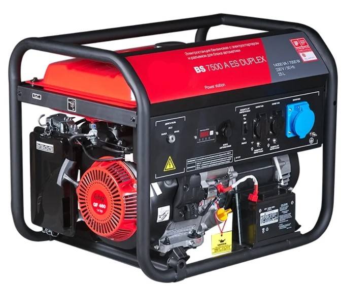 Генератор бензиновый FUBAG BS 7500 A ES Duplex (641001)