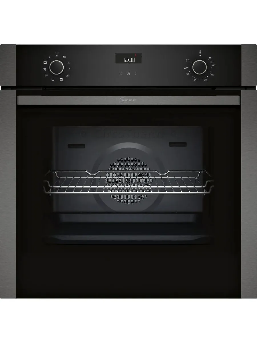 Духовой шкаф электрический Neff B1ACE2AG3, графитово-серый