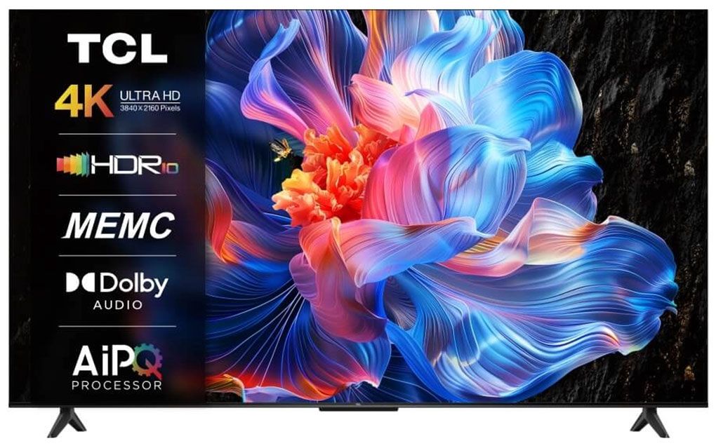 Телевизор TCL 75P6K, черный