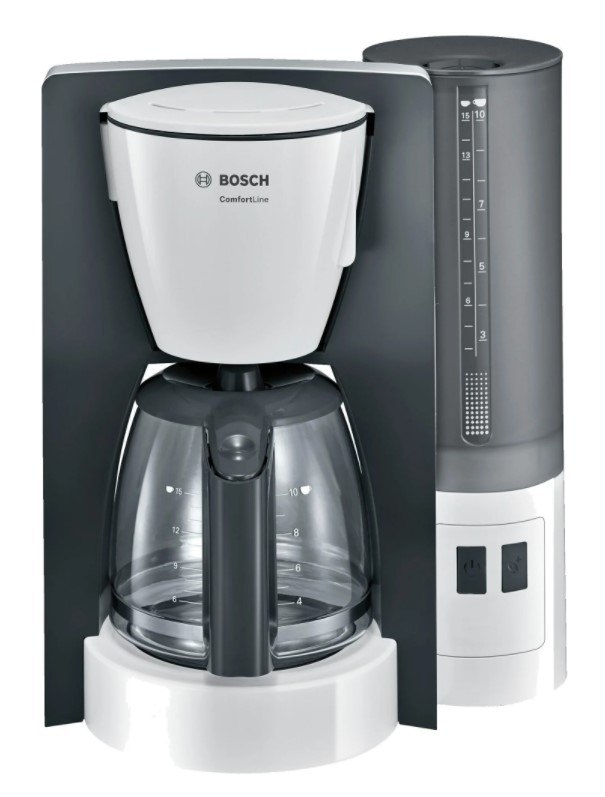 Кофеварка капельная Bosch ComfortLine TKA 6A041 серый/белый