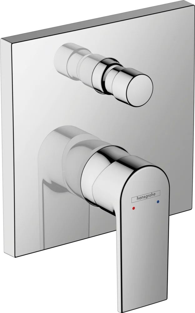 Смеситель для ванны и душа Hansgrohe Vernis Shape 71468000S (со скрытой частью 01800180), хром
