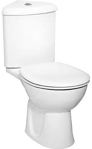 Унитаз-компакт угловой VitrA Arkitekt 9754B003-7201 (с сиденьем и микролифтом), белый