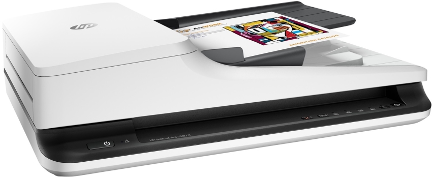 Сканер HP ScanJet Pro 2500 f1 белый