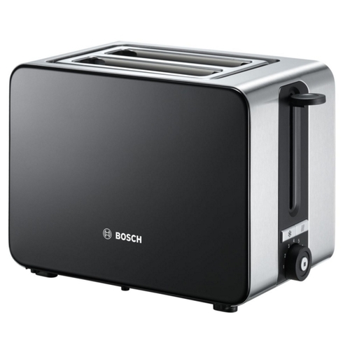 Тостер Bosch TAT 7203, черный/серебристый