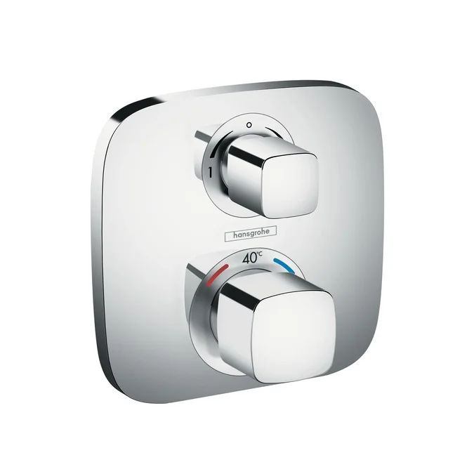 Термостат для ванны с душем Hansgrohe Ecostat E 15708000S (со скрытой частью 01800180), хром