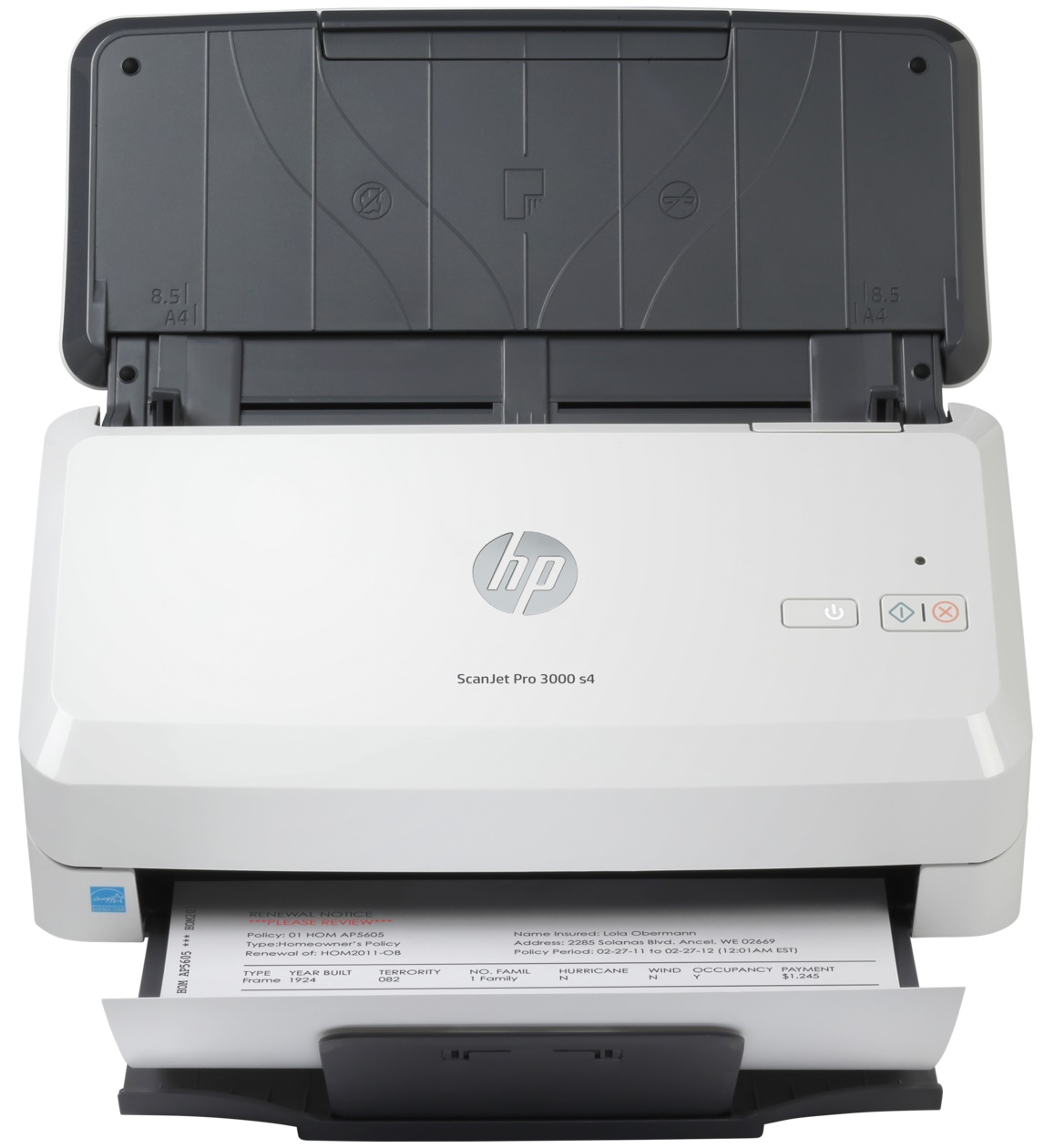 Сканер HP ScanJet Pro 3000 s4 серый/белый