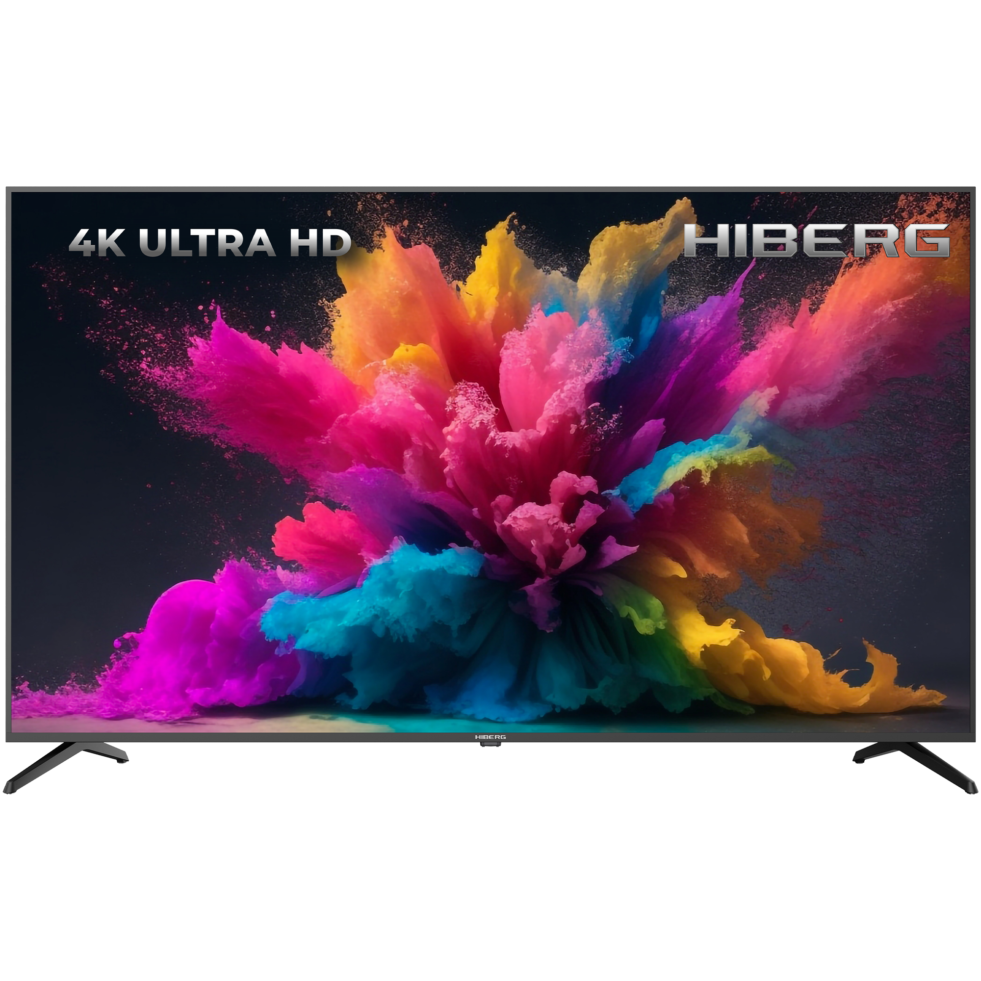 Телевизор HIBERG 75Y UHD, черный