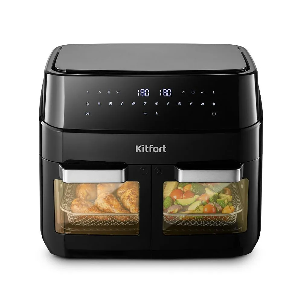 Аэрогриль Kitfort КТ-8153, черный