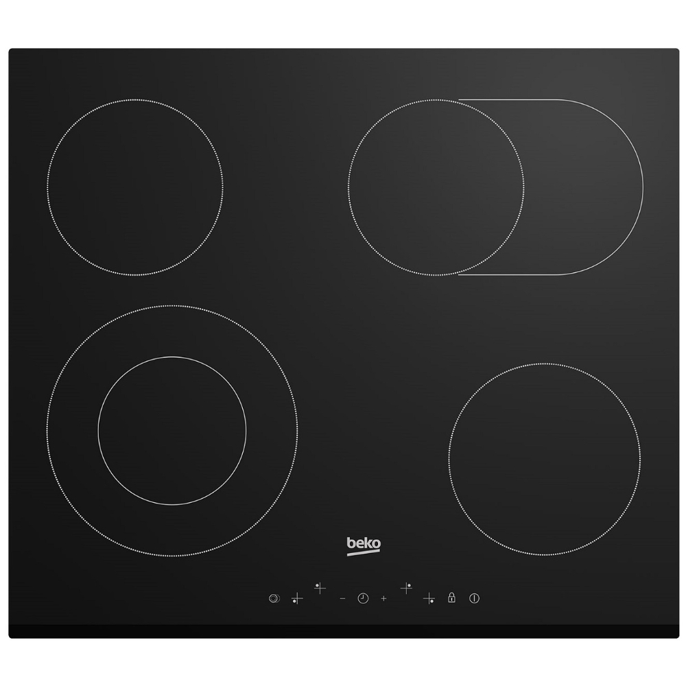 Варочная панель электрическая Beko BHC6440KBEB, черный
