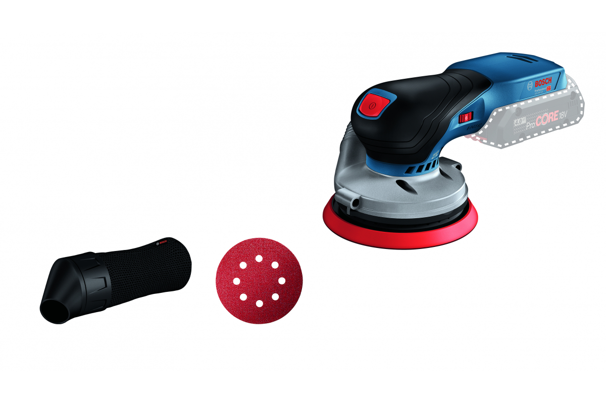 Шлифмашина эксцентриковая аккумуляторная Bosch GEX 18V-125, арт. 0601372201 (без АКБ и ЗУ)