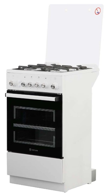 Плита газовая De Luxe 5040.40Г (КР) ЧР, белый