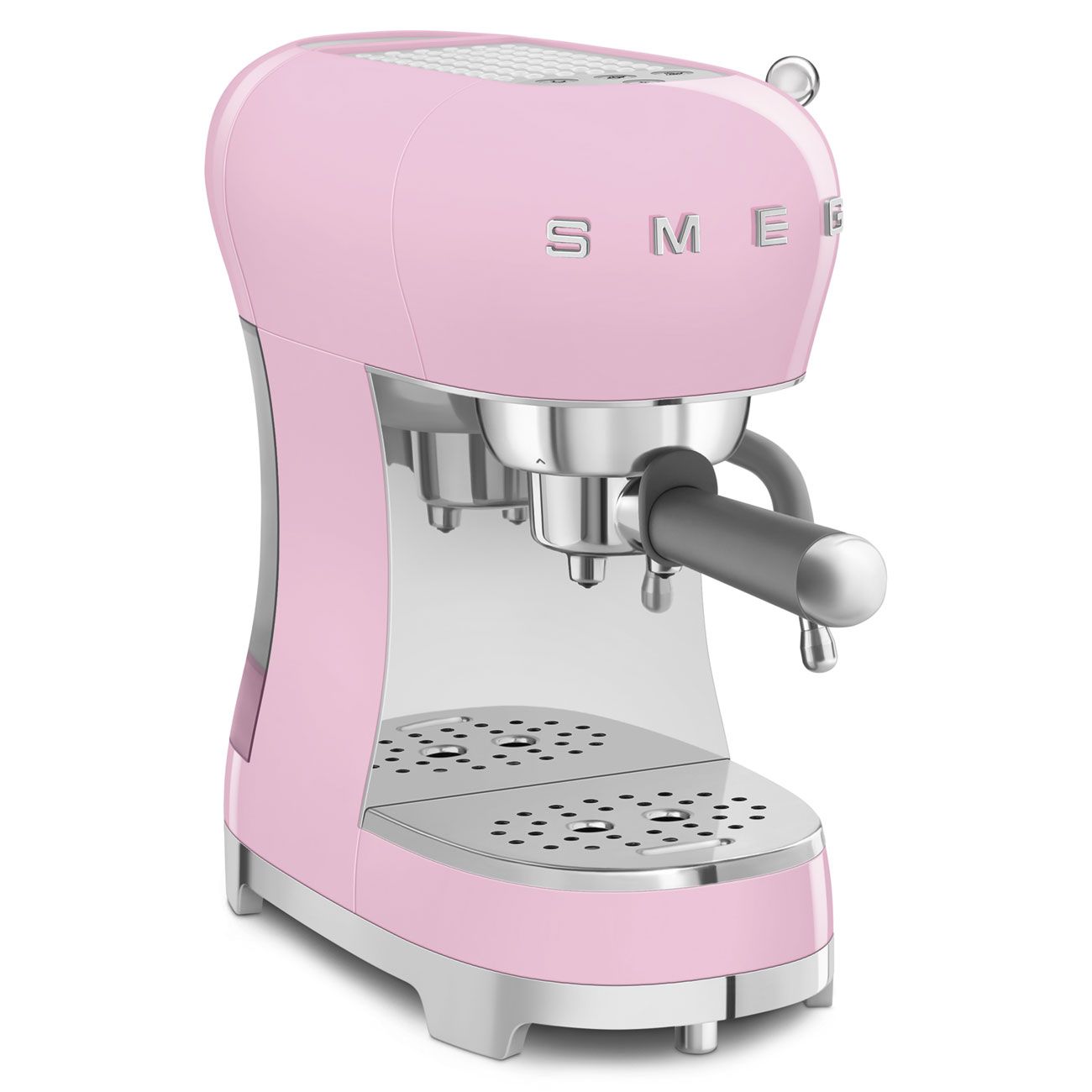 Кофемашина рожковая Smeg ECF02PKEU, розовый