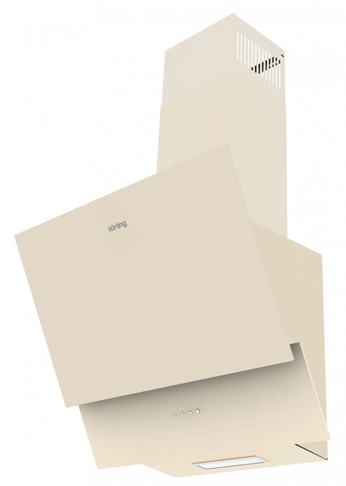 Вытяжка наклонная Korting KHC 65070 GB, бежевый