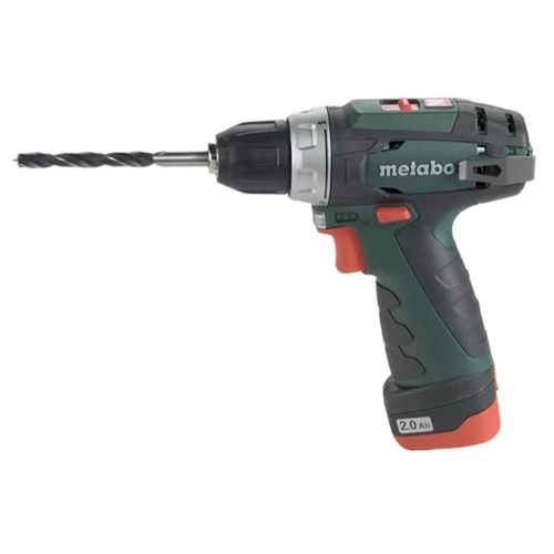 Дрель-шуруповерт аккумуляторная Metabo PowerMaxx BS 2014 Basic Li-Ion 2.0 А·ч 10.8 В х2 коробка 34 Н·м