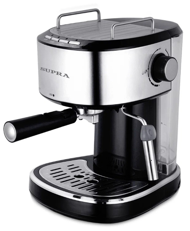 Кофеварка рожковая Supra CMS-1515 серебристый