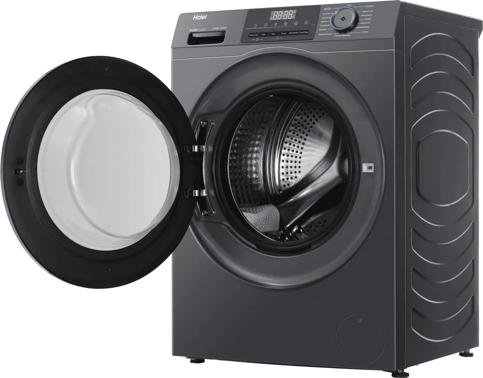 Стиральная машина Haier HW105-BP14406S, серебристый