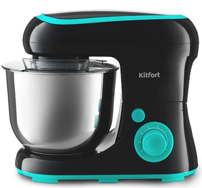 Миксер Kitfort KT-3046 черный/бирюзовый