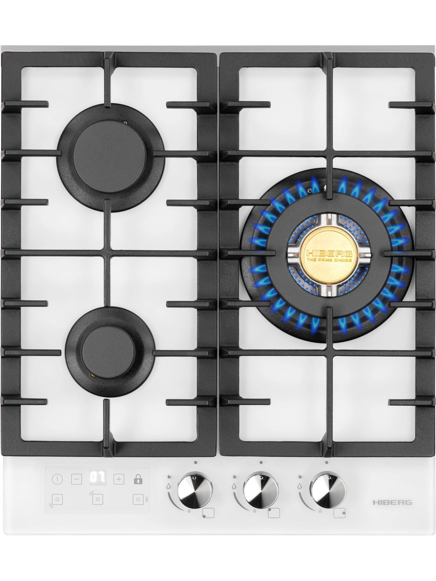 Варочная панель газовая HIBERG VM 4235 W, белый