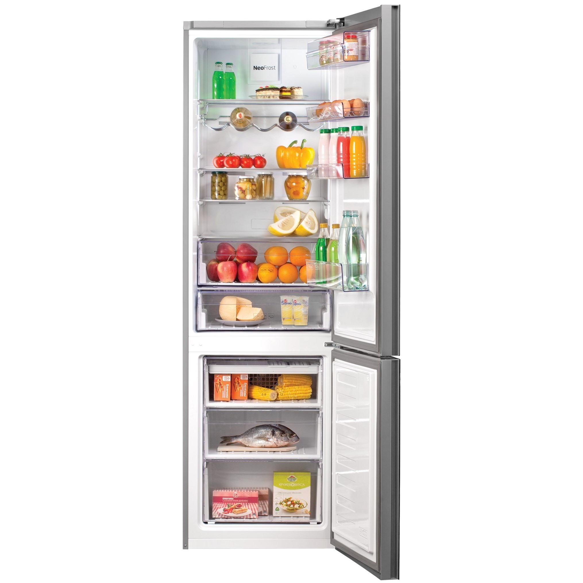Холодильник Beko RCNK 400E20Z SS темный/серый