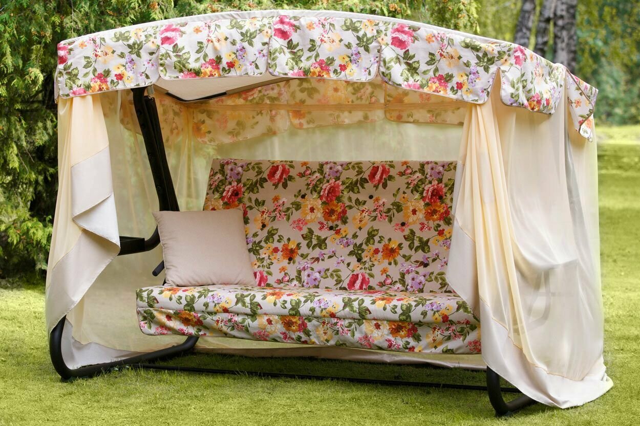 Качели садовые OLSA Саванна FLOWER с1205