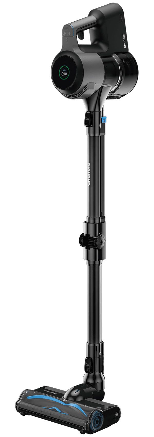 Пылесос вертикальный Grundig VCP 9131, черный/стальной