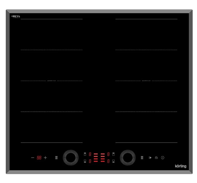 Варочная панель индукционная Korting HIB 68700 B Quadro