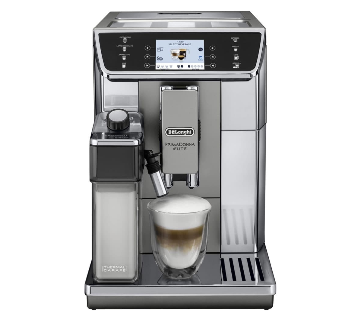 Кофемашина автоматическая Delonghi ECAM 650.55MS черный/серебристый